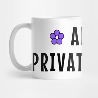 Anti Privatisation Mug